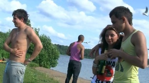 Want To watch barefaced college students fucking by the lake? Then watch this super steamy clip!